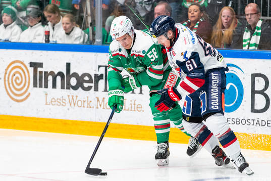 Rögles Ryan McKiernan och Linköpings Markus Ljungh