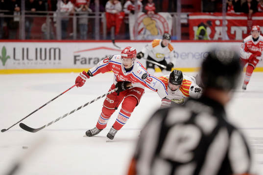 Timrås Robin Alvarez och Brynäs Anton Rödin
