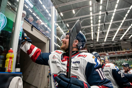 Linköpings Alexander Johansson jublar