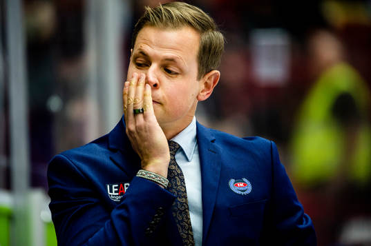 Oskarshamns tränare Martin Filander