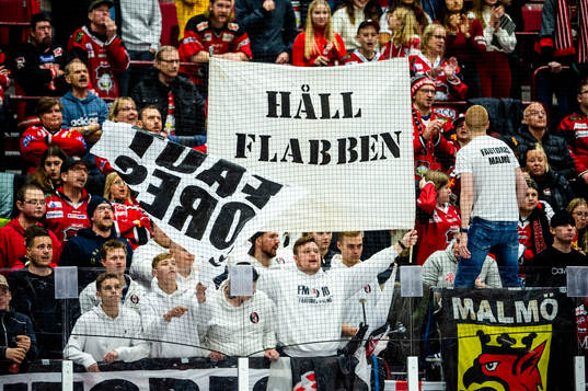 Malmö Redhawks supportrar