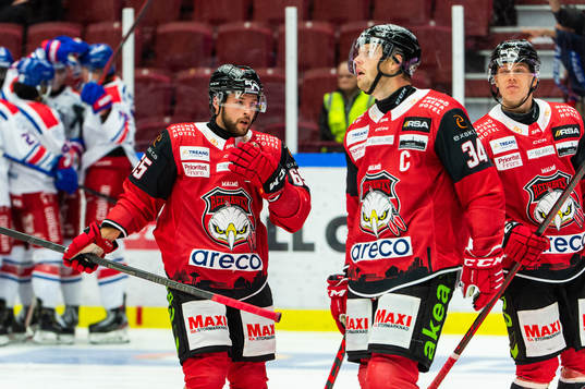 Malmö Redhawks Alexander Molldén och Carl Söderberg