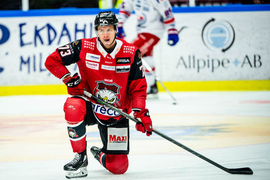 Malmö Redhawks Adam Ollas Mattsson deppar