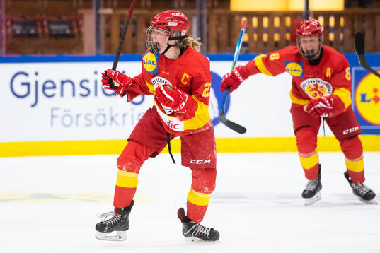 Smålands Hilda Svensson jublar