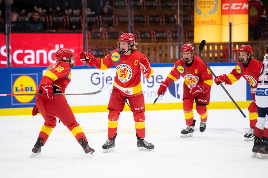 Smålands Hilda Svensson jublar