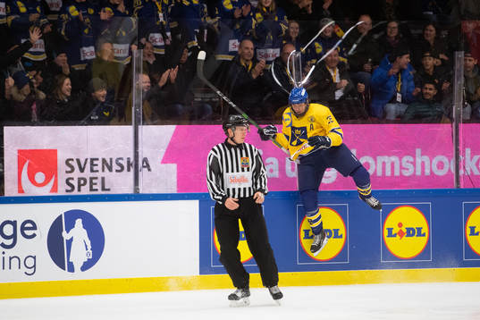 Dalarnas Viktor Skoglund jublar