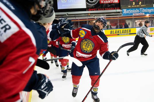 Stockholms Hampus Nilsson jublar