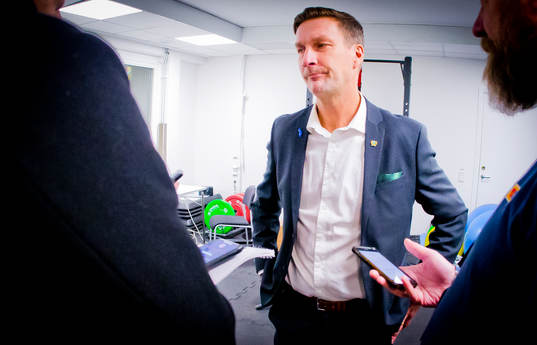 Färjestads tränare Johan Pennerborn