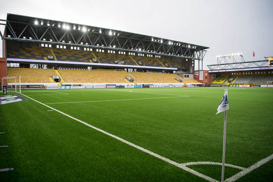 Borås arena och södra läktaren