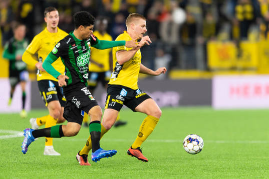 Varbergs Luke le Roux och  Elfsborgs Per Frick