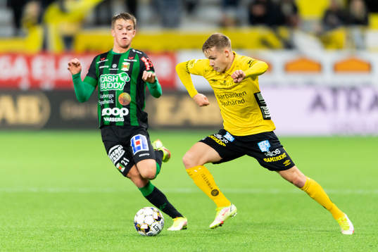 Varbergs Victor Karlsson och Elfsborgs Jacob Ondrejka