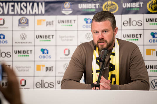 Elfsborgs manager Jimmy Thelin