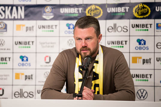 Elfsborgs manager Jimmy Thelin