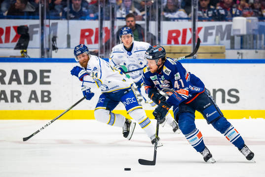 Leksands Daniel Ljunggren och Växjös Ludvig Nilsson