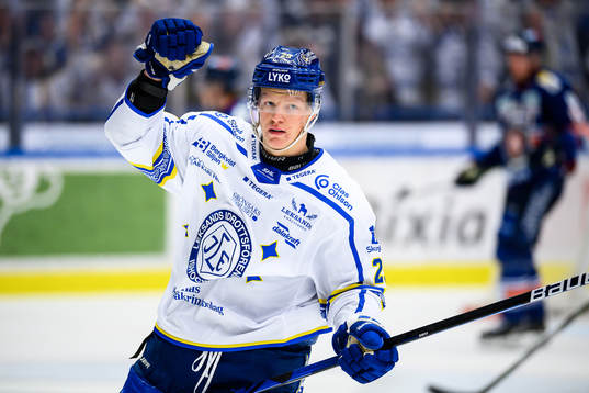 Leksands Emil Heineman jublar