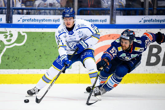Leksands Erik Hedlund  och Växjös Arvid Lundberg