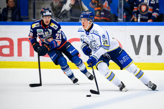 Växjös Hugo Gustafsson och Leksands Emil Heineman