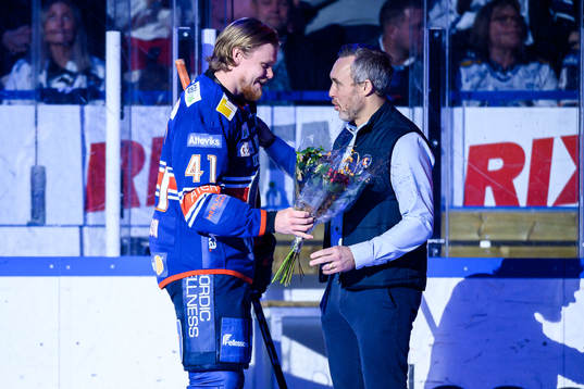 Växjös Ludvig Nilsson uppmärksammas av Växjös VD Johan