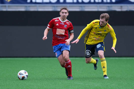 Sävedalens Wilmer Melander och Ängelholms Edvin Nilsson