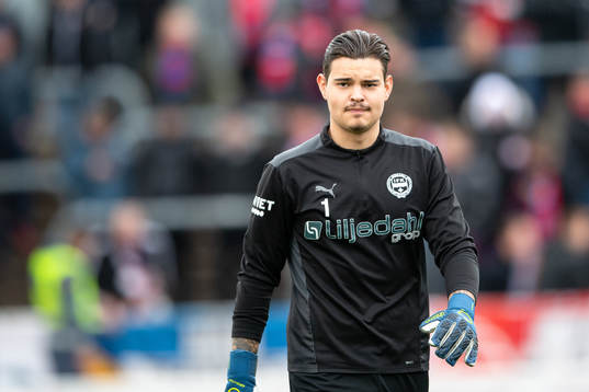 Värnamos målvakt Filip Eriksson