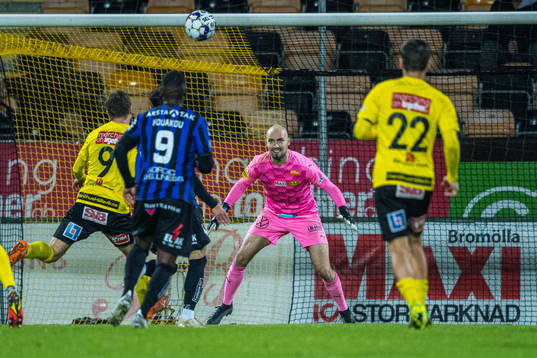 Mjällbys målvakt Carl-Johan Eriksson