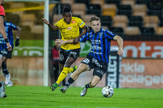 Mjällbys Mamudu Moro  och Sirius Jacob Ortmark