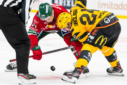 Frölundas Nicklas Lasu och Skellefteås Elias Stenman