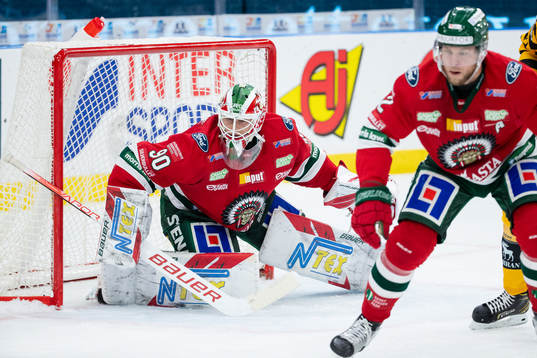 Frölundas målvakt Matthew Tomkins
