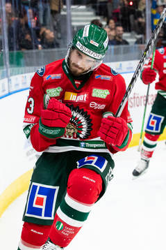 Frölundas Michael Spacek jublar