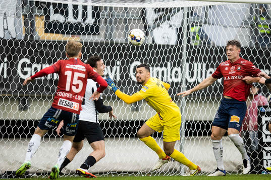 Landskronas målvakt Amr Kaddoura