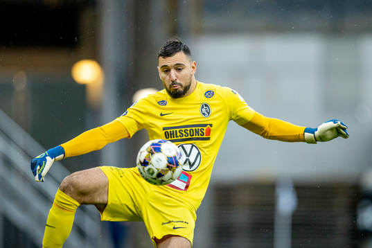 Landskronas målvakt Amr Kaddoura