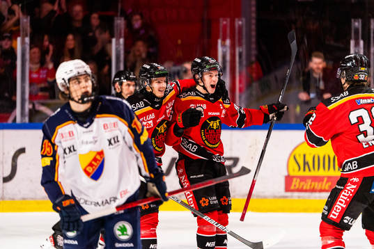 Luleås Pontus Andreasson jublar