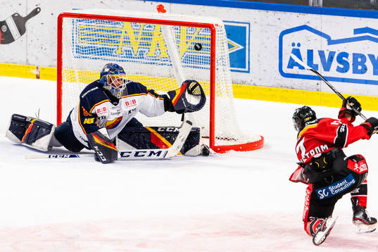 Djurgårdens målvakt Niklas Svedberg släpper in 4-0 från