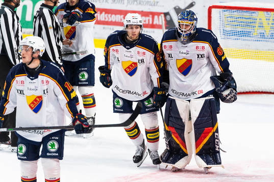 Djurgårdens Jonathan Lekkerimäki och målvakt Niklas