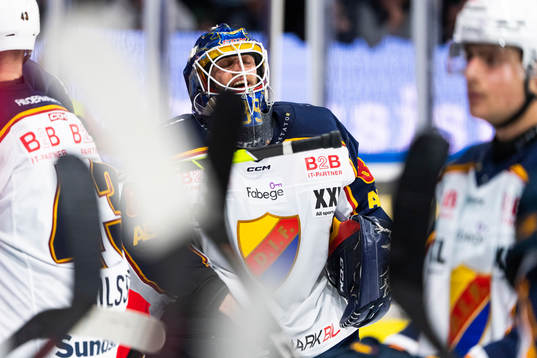 Djurgårdens målvakt Niklas Svedberg deppar