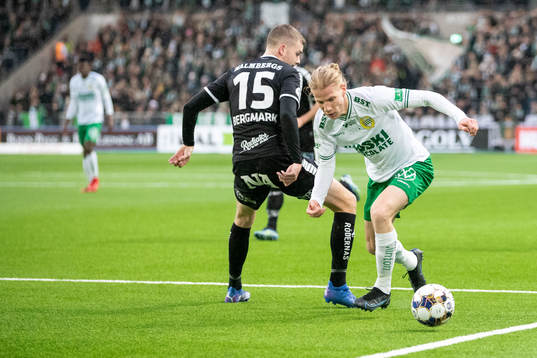 Örebros Niclas Bergmark och Hammarbys Gustav Ludwigson