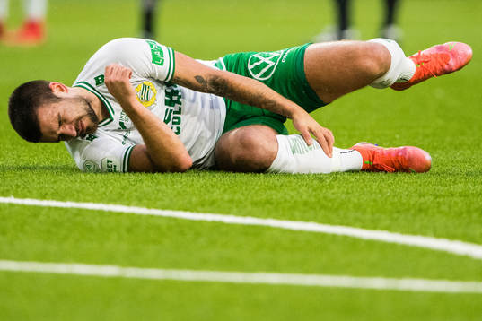 Hammarbys Vladimir Rodic har ont
