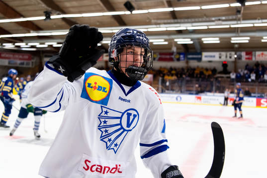 Västerbottens Joel Barrefjord jublar