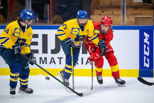Dalarnas Chloe Berndtsson och Smålands Elsa Lorentzon