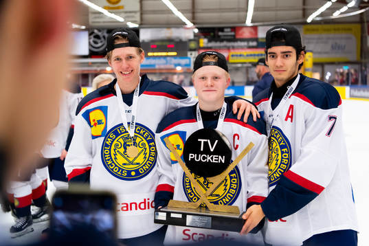 Stockholm Nords Felix Wassberg, Elliot Sigrell och Nicolas