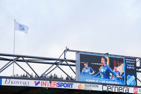 Norrbyflagga och ledskärm