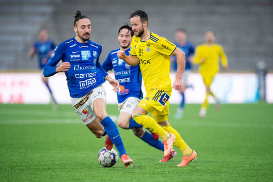 Norrbys Dijan Vukojevic och Sundsvalls Robert Lundström