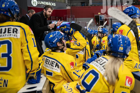 head coach Ulf Lundberg of Sweden
