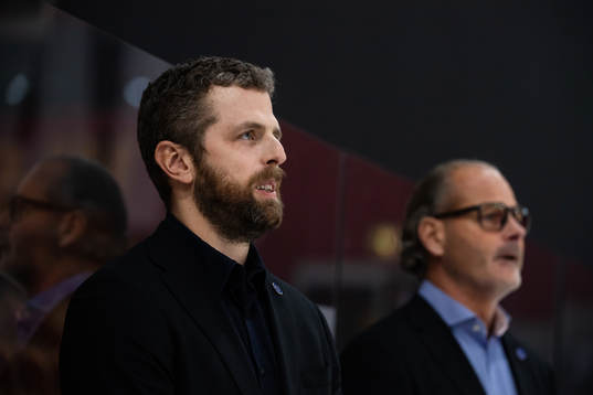 head coach Ulf Lundberg and assistant coach Andreas