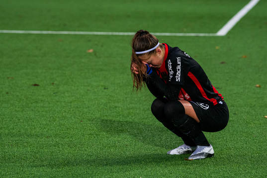 Brommapojkarnas Nora Oldmark deppar