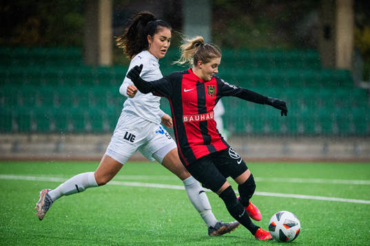 Umeås Cajsa Lundkvist och Brommapojkarnas Ebba Ronquist