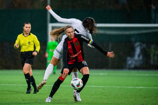 Brommapojkarnas Saga Swedman och Umeås Cajsa Lundkvist