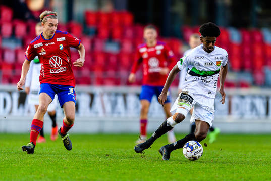 Östers Isak Magnusson och GAIS Harun Ibrahim