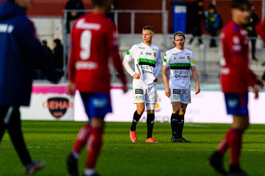 GAIS Joackim Åberg och August Wängberg deppar
