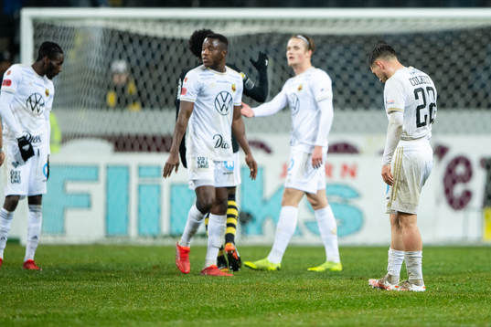 Östersunds Charlie Colkett deppar